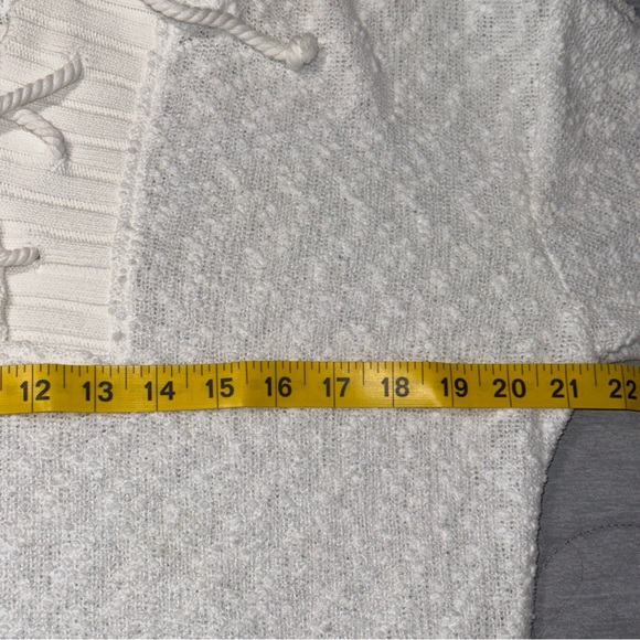 Sundays Cream Textured Hooded Sweater - Picture 5 of 11